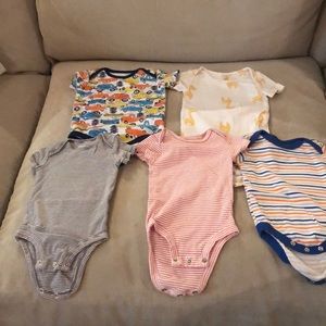 3 month short sleeve onesies